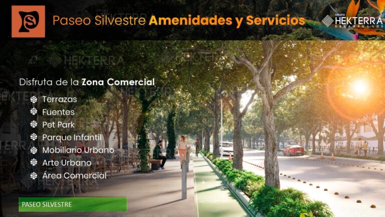 Paseo Silvestre Amenidades en Yucatán