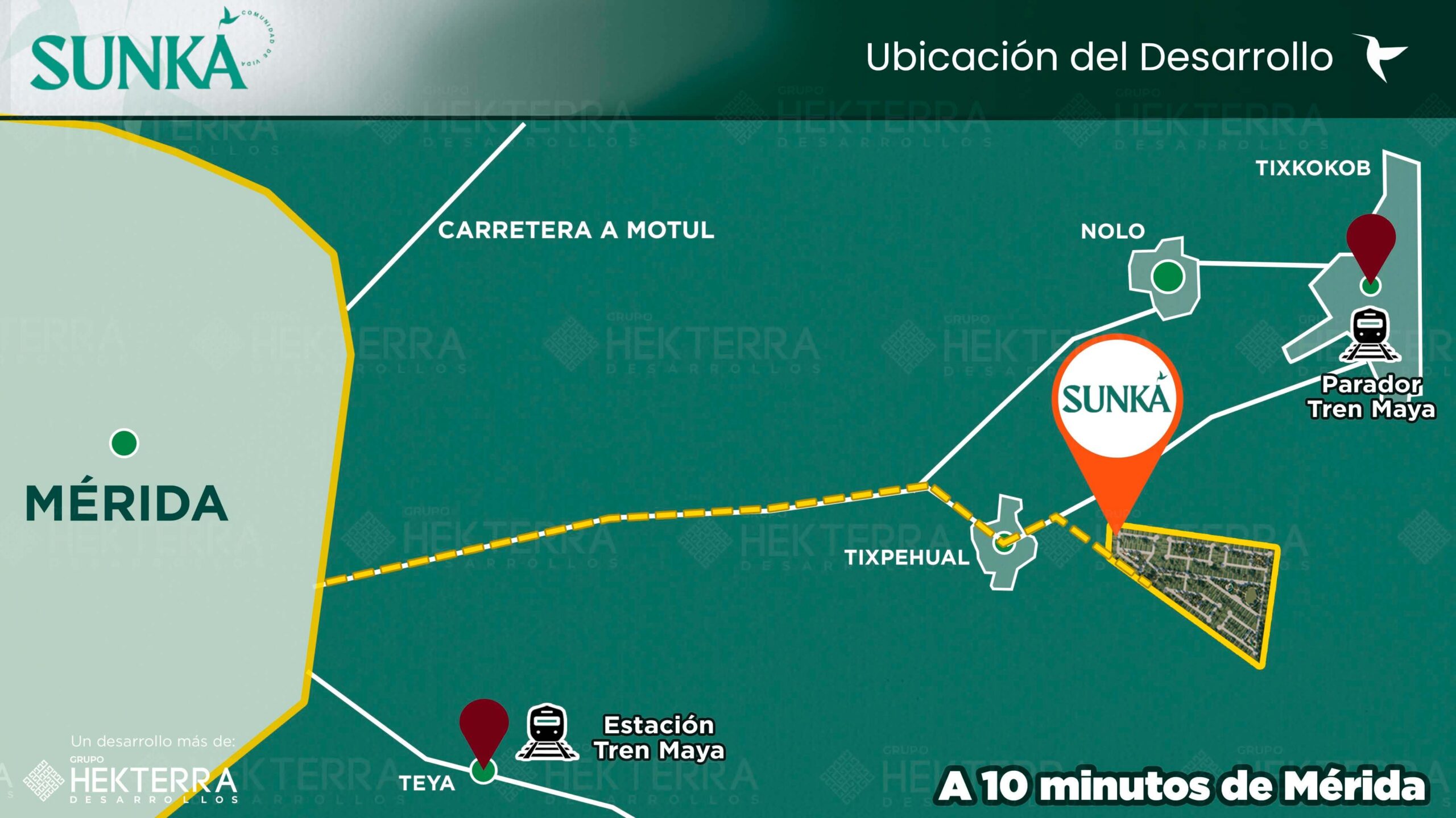 3.-Ubicación de Sunká en Yucatán