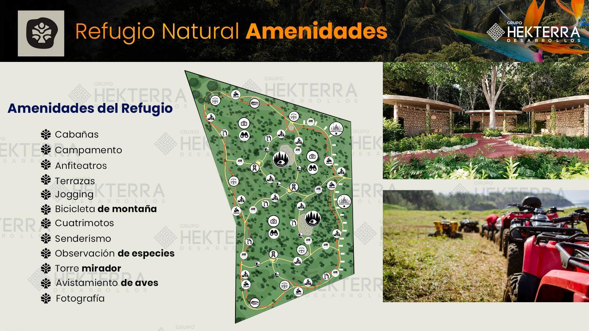 Silvestre con Refugio natural amenidades