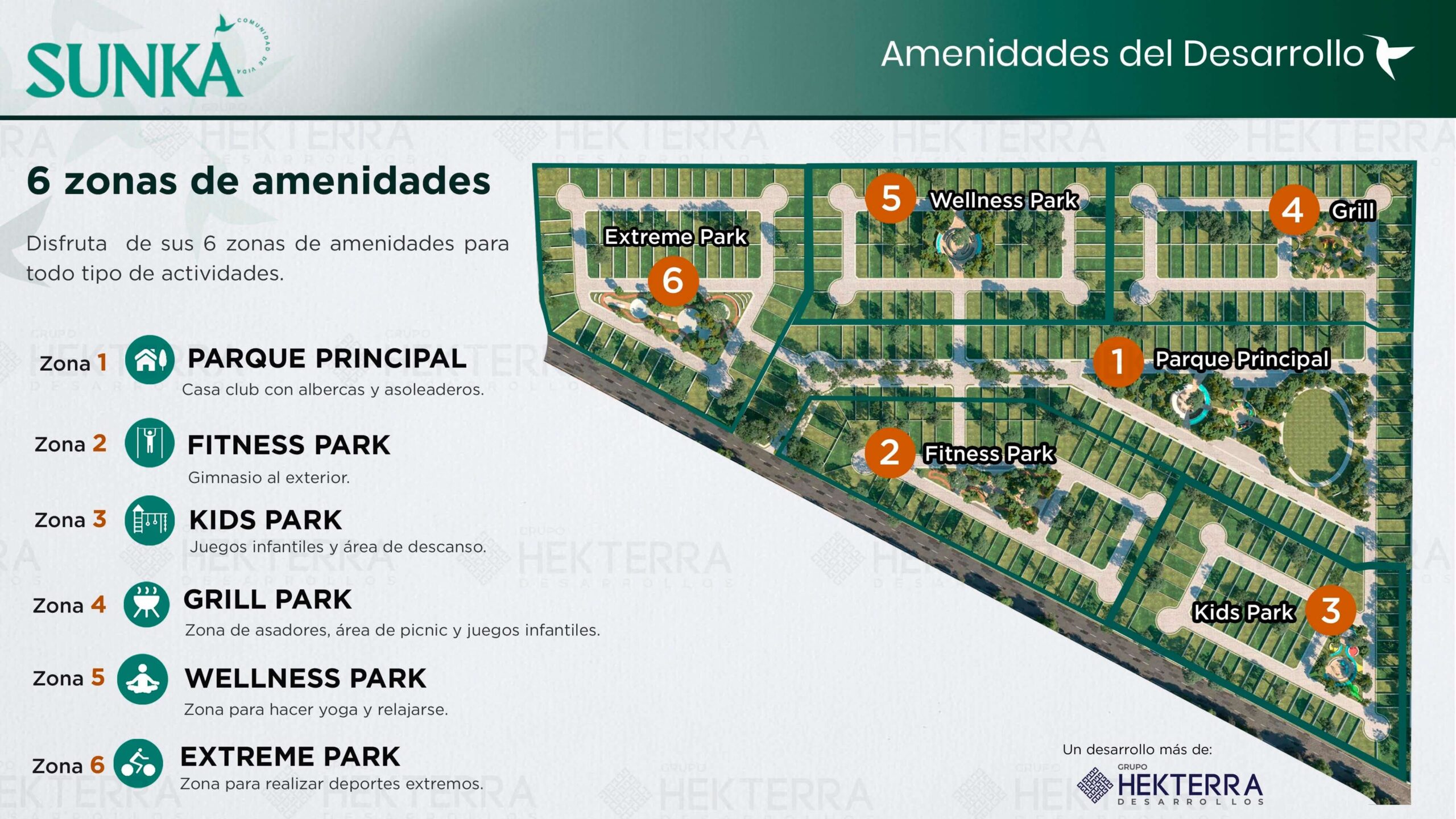 9.-Amrnidades del Desarrollo Sunká en Yucatán