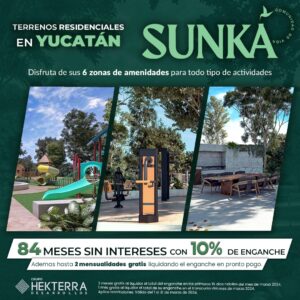 Sunká terrenos residenciales en Yucatán